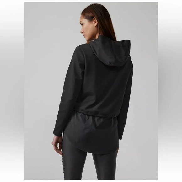 Athleta Gallery Hoodie Top, Black Size Small Athletic - Picture 2 of 12